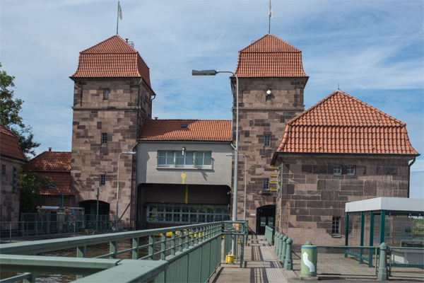Obertor der Schachtschleuse